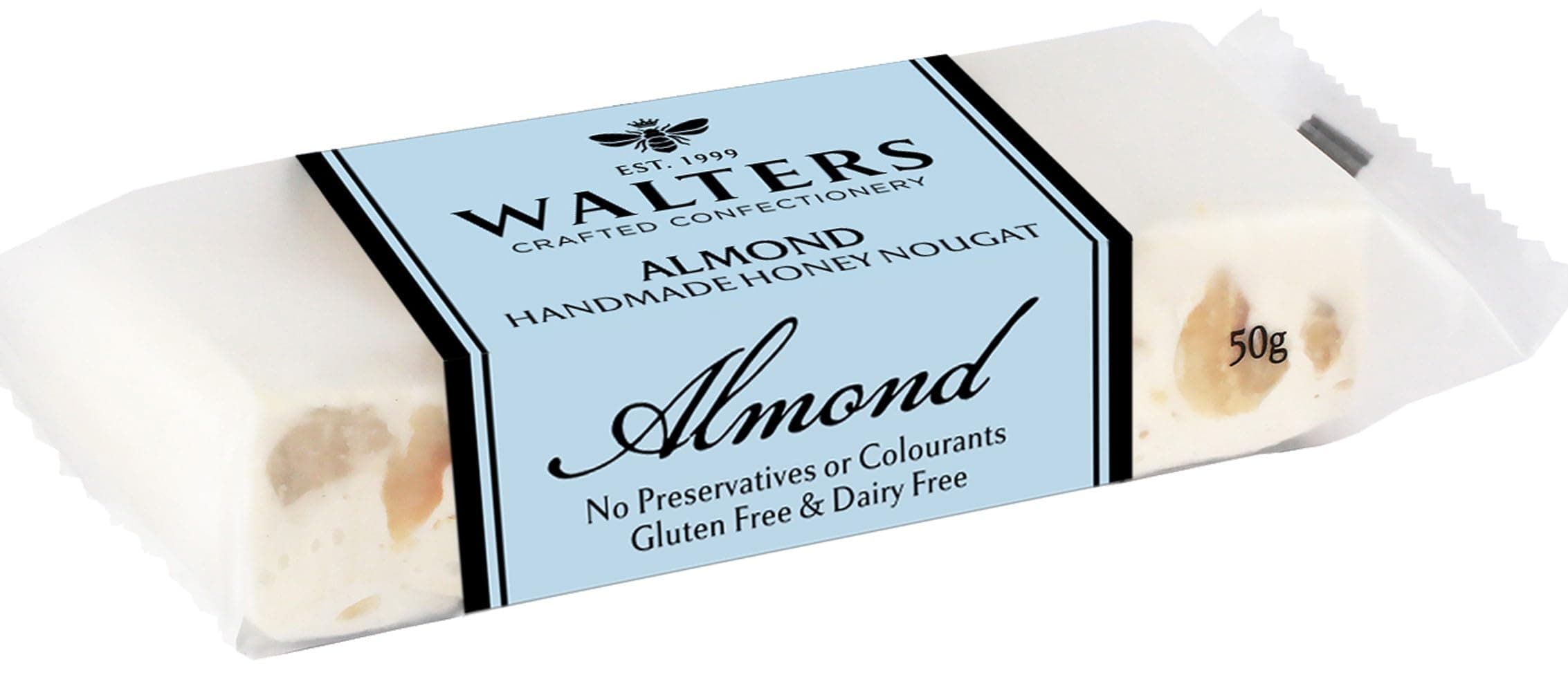 Walters Nougat Bar Almonds 50 g