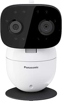 Panasonic Video Baby Monitor with Remote Control, Pan, Tilt/Zoom, Extra Long Range, Secure Connection and Portable (Add-On Camera)