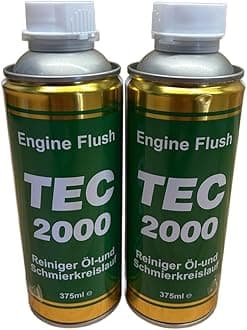2x DWChemicals TEC 2000 Engine Flush Engine Cleaner for Petrol Diesel or Gas Engines 375 ml Fuel Additive for System Cleaning Engine Care Additive (2)