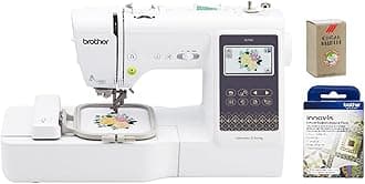 SE700 Sewing and Embroidery Machine, SA5FTPKG 5-Foot Embellishment Pack and SAEMB7511 100-Piece 75/11 Embroidery Needles