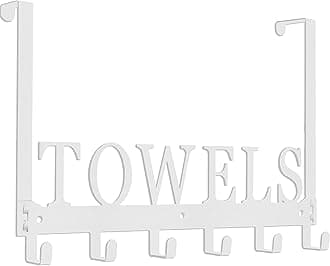 White Over Door 6 Hooks