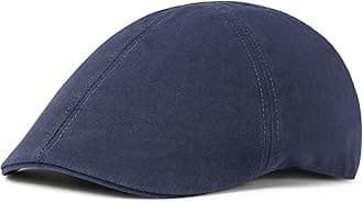 BOTVELA Newsboy Cap for Men Cotton Beret Ivy Irish Gatsby Driving Cabbie Hat