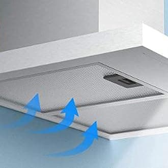 HEIBTENY Metal Grease Filter 350 X 285 X 9 Mm For Kitchen Extractor Hoods, Aluminised Grease Filter With Metal Mesh