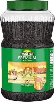 Tata Tea Premium Desh Ki Chai, Unique Blend Crafted For Chai Lovers Across India, Black Tea, Loose Leaves, 1kg Jar, black tea
