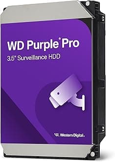 Western Digital 22TB WD Purple Pro Surveillance Internal Hard Drive HDD - SATA 6 Gb/s, 512 MB Cache, 3.5" - WD221PURP