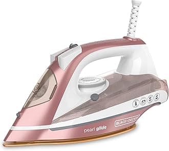Black & Decker Pearl Iron, IR2398, 50% Smoother Gliding with Pearl-Infused Ceramic Soleplate, Powerful Steam, 8 Foot Cord, Vertical Steam Function