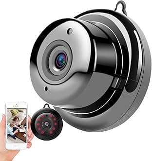 WiFi Wireless Home Security HD Video Camera/Dome Camera/Night Vision/Home IP Camera/Motion Detection/Security Surveillance System/Mini Size, iOS/Android App - Cloud Service Available
