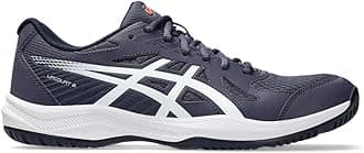 ASICS Men's Upcourt 6 Volleyball Shoes, Oyster Grey/Midnight Blue