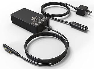 127W Charger for Microsoft Surface Book 3 2 1, Surface Laptop 7 6 5 Go2 Studio Go 4 3 2 1, Surface Pro 11 10 9 8 7+ X 7 6 5 4 3, Surface Go 3 2 1, 11.2FT Cord&Carry Bag