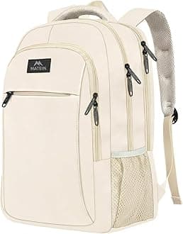 MATEIN Laptop Backpack 15.6 Inch, Anti Theft Business Travel Backpack, Water Resistant Slim Computer Work Bag for Women Teacher Nurse Office Worker