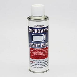 QB Products 98QBP0300 Microwave Cavity Paint, 6 oz, Pearl White