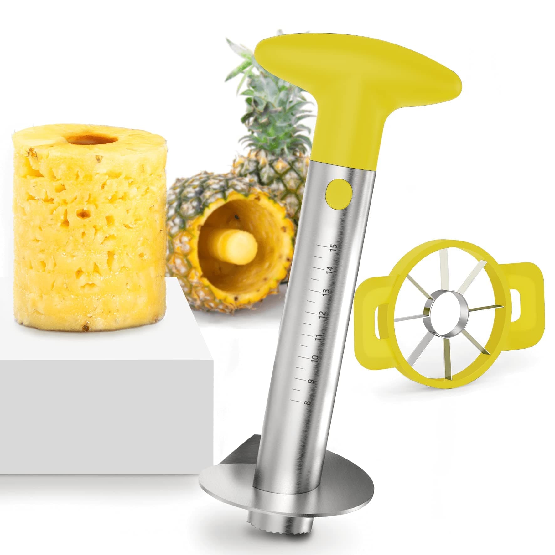 Pineapple Corer, Yellow