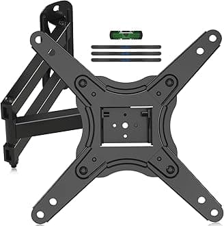 TV Wall Bracket for 13-43 inch TVs up to 20kg, Full Motion Monitor Wall Mount with Rotate Swivel Tilt & Extended Articulating Arms, Max VESA 200x200mm MA1345