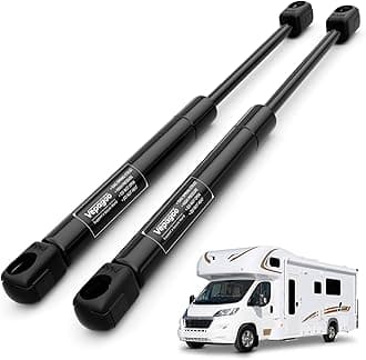 Vepagoo C16-08260 20 inch 60Lb Gas Struts Shock Lift Support, SPD-5300-60a Gas Spring for RV Bed Camper Bed Storage Heavy Duty Lid Pickup Truck Tonneau Cover Trailer Basement Door (Fit 48-66Lb Lid)