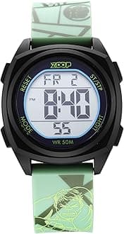 Marvel Digital Dial Green Plastic Strap Watch for Kids - NS16025PP03