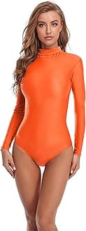 speerise Long Sleeve Adult Ballet Dance Leotards for Women
