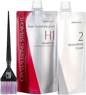 Hair Professional Japanese Straightener (H1) + Neutral Lotion (Part 2) for Re...