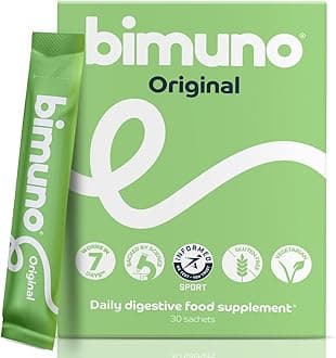 BIMUNOOriginal | Daily Gut Health Prebiotic | High Fiber Supplements, Vegetarian, Halal | 1 Pack (30 Sachets)