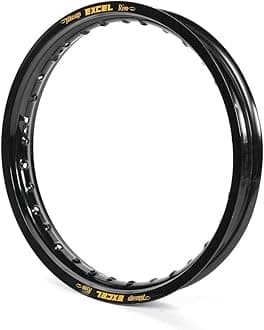 RK Racing Chain Excel ACK411 Takasago Black 12" x 1.60" 36h Rim