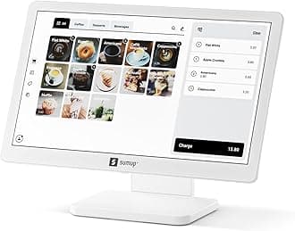 SumUp Point of Sale Lite Payment Terminal/Register – 13” Full HD Touchscreen, Speedy Set Up, Fast & Flexible Checkout, No Contracts and now with End-of-Day Z Reports
