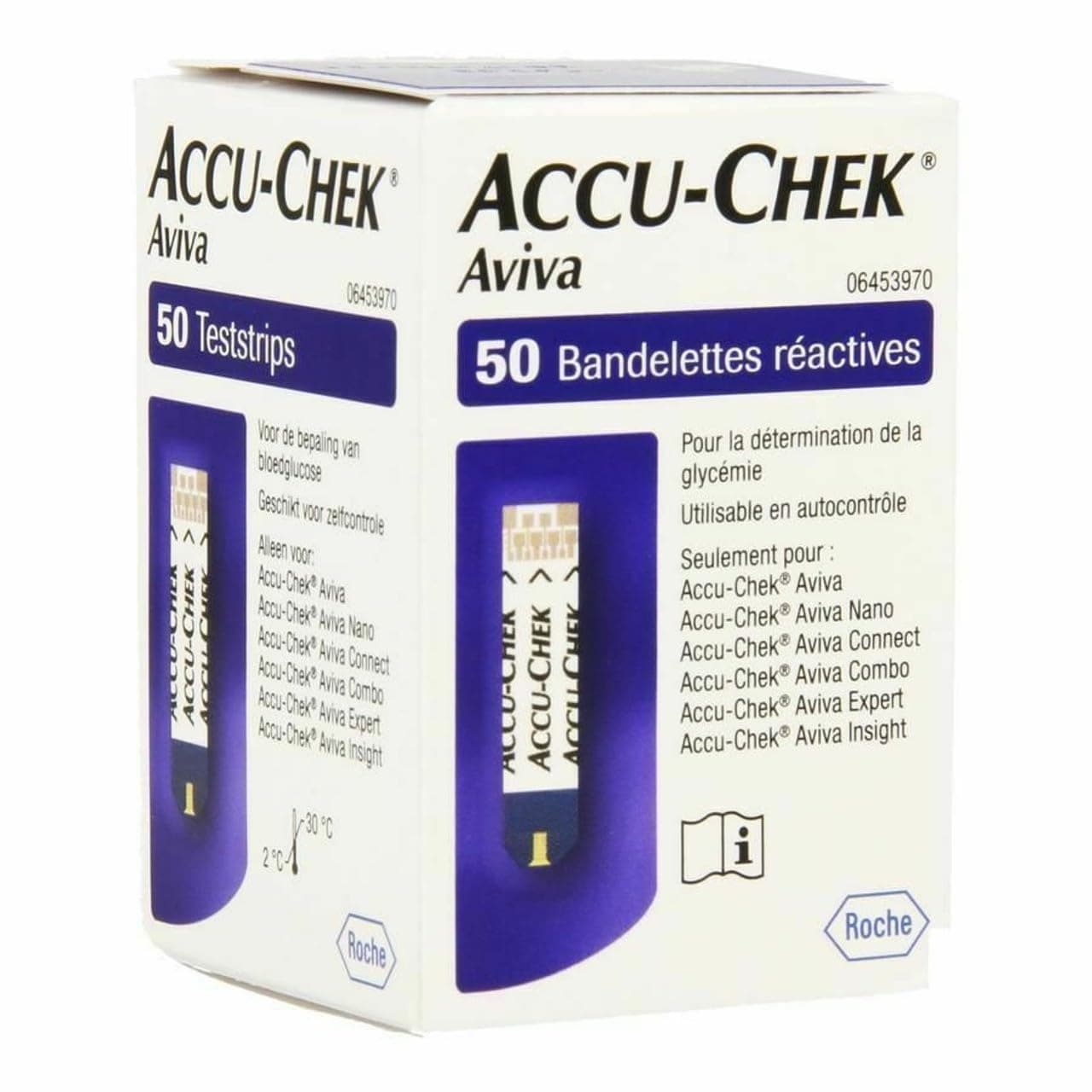 Aviva 50 Test Strips (White)