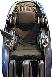 FBKPHSS Massage Chair Recliner Cover with Zero Gravity, Full Body Massage Chair Cover Skin-Friendly Washable Elastic Cloth Dust Cover Free Headrest Cover,Brown,A