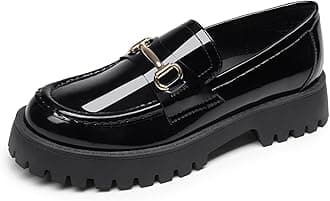 Loafers for Women Platform Chunky Penny Loafer Slip On Casual Dressy Business Shoes with Arch Support