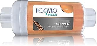 Konvio Neer 3 in 1 Copper Filter Cartridge for All Type of Domestic RO UV UF Water Purifier (4 Inch)