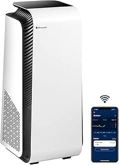 Blueair HealthProtect 7770i Smart Home Air Purifier for Viruses and Bacteria, Large room with HEPASilent Ultra Technology​