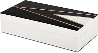 Handicrafts Home 10x6x2.5 Decorative Box Handmade Storage Organizer Boxes with Lids Keepsake Gift Trinket Box Display Box, Kept Dapper Gent