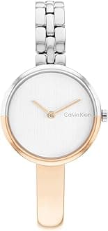 Calvin KleinAnalogue Quartz Watch for women Bangled Collection with Stainless Steel bracelet