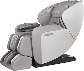 Massage Chair Full Body, Neck Shoulder Back Massage Recliner with Foot Rollers, Zero Gravity Home Theater Chair, Heating Therapy, Airbag Massage, Bluetooth Speaker, Grey