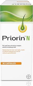 Priorin N Capsules, Hair Loss Supplement, Pack of 90's