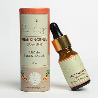 Nirmalaya Premium Frankincense Essential Oil 15ml – Luxury Aroma Oil for Diffuser, Aromatherapy, Calm & Clarity | Pure Essential Oil for Home Fragrance