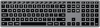 Slim X3 Bluetooth Wireless Keyboard, US QWERTY Layout, Backlit Numeric Keypad, Multi-Device – For MacBook Air & Pro M5 M4 M3, Mac Mini, iPad Air & Pro, iMac and more – Space Grey