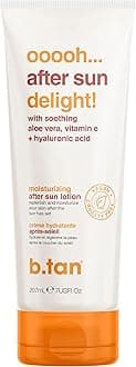 B.TanAfter Sun Lotion | Ooooh After Sun Delight - Moisturizing Aftersun Body Lotion Enriched with Aloe Vera & Hydrating Hyaluronic Acid, Leaves Skin Delightfully Glowing, 7 Fl Oz