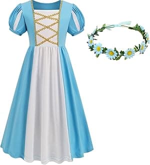 Renaissance Medieval Dress Princess Dress Girls Irish Costume Cosplay Retro Gown Birthday Halloween Xmas Party