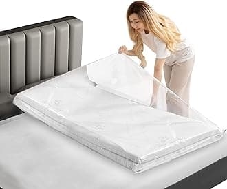 Esoes Vaccine Storage Bags, 180x85cm Extra Large Vacuum Storage Mattress Bags for Moving- Waterproof, Sealable with Zipper, Reusable, No Vacuum Pump