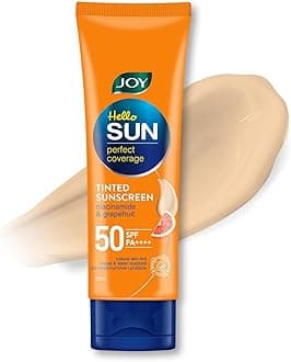 Tinted Sunscreen SPF 50 With Natural Tone Tint (50ml) | Mattifying, Water Resistant & Easy Blending Cream for Sun Protection | Broad Spectrum Sunscreen For Men & Women