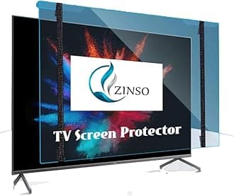 ZINSO 40 Inch 3mm Acrylic TV Screen Guard | 9H Hardness | Scratch & Splash Resistant | ISO Certified Protection with Ultra HD Clarity