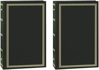 Pioneer Pocket 3-Ring 4x6 Photo Album (Green/2 Pack)