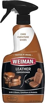 Weiman 323 16 Fl Oz Leather Spray Leather Cleaner & Conditioner, 16 fl oz