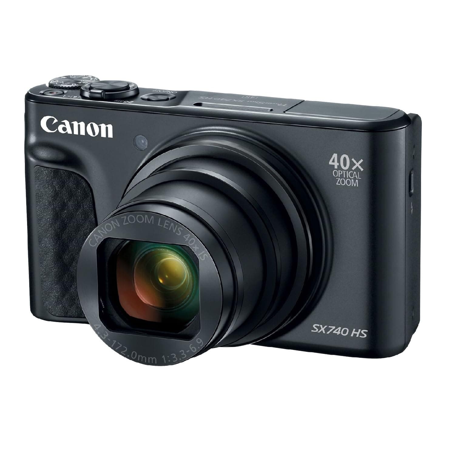 Canon PowerShot SX740 HS Digital Camera (Black)
