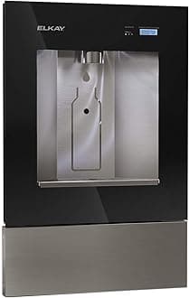 Elkay LBWD00BKC ezH2O Liv Built-in Filtered Water Dispenser, Non-refrigerated, Midnight