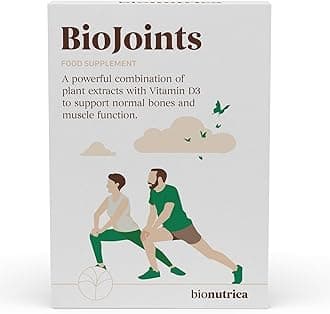 – BioJoints-Joint Support Supplement | Reduce Anti-Inflammatory & Tirdness | Glucosamine & Chondroitin Complex 900 Mg, Hyaluronic Acid 50mg, Boswellia, Turmeric Extract 100 Mg, Vitamin D3-60 Tablets