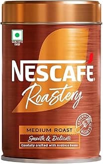 NESCAFE Roastery | Premium Imported Coffee | Medium Roast | Crafted by Master Roasters |Elevate your Coffee Experience | Rich & Intense Taste | 95g Tin (New Launch) Canister