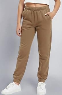 Alan Jones Clothing Girls Fleece Joggers Trackpant | Soft & Warm Winterwear | Casual Lounge & Sports Pants