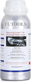 600ML Headlight Restoration Liquid,Automobile Headlight Lens Polish Repair Liquid, Car Headlight Scratch Restoring Fluid for Repair Headlight Yellowing, Haze, Scratches