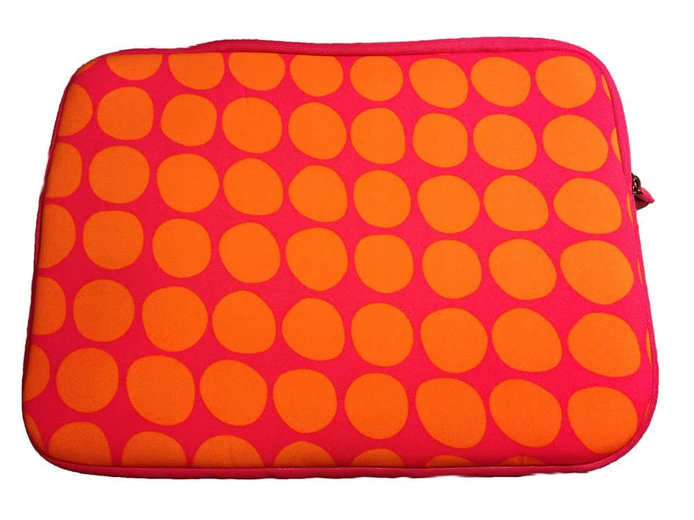 Pathika Laptop/tablet Sleeve Pink Orange Polka Dot