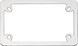 Cruiser Accessories 77030 MC Neo Motorcycle License Plate Frame, Chrome